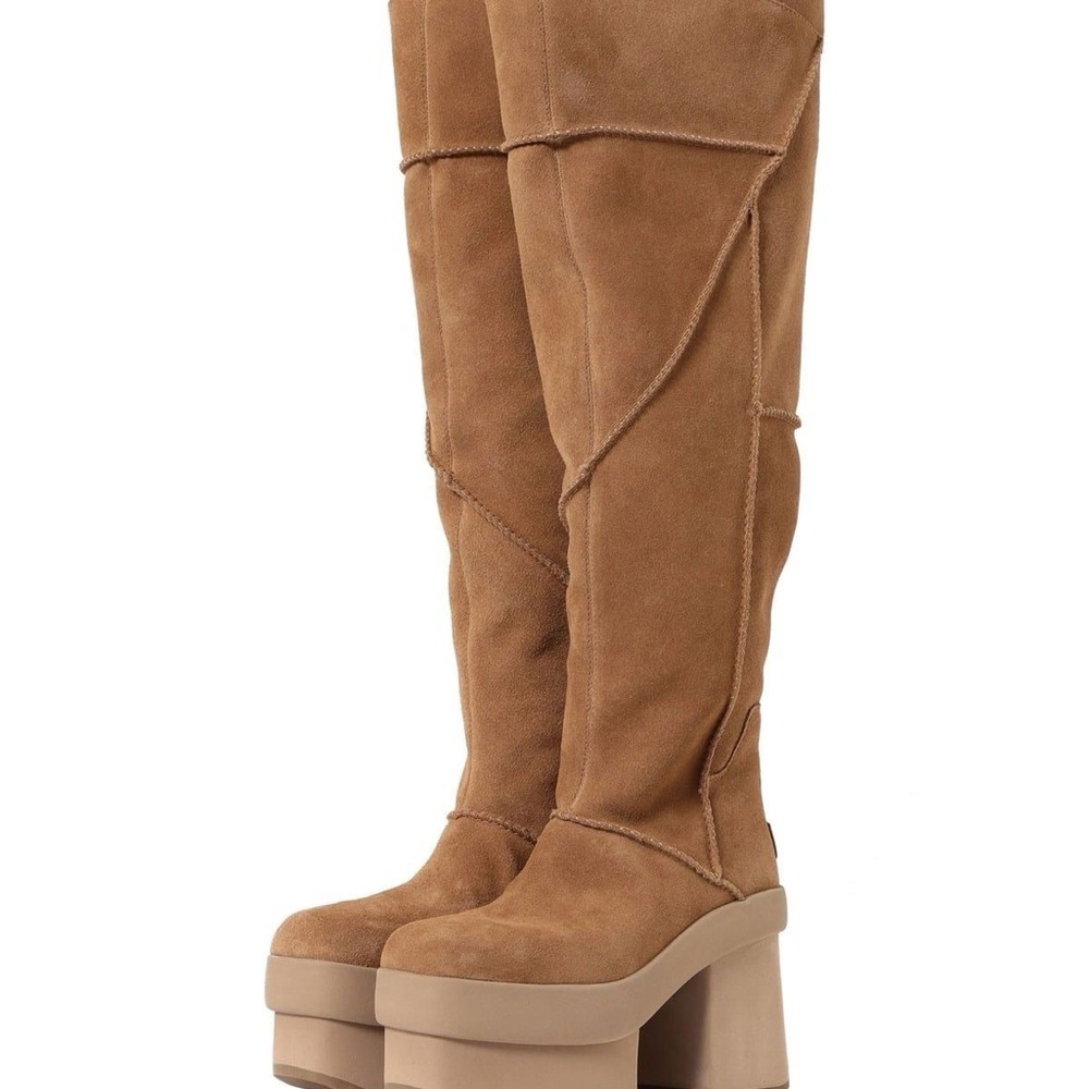 UGG Tan Over the Knee Boots